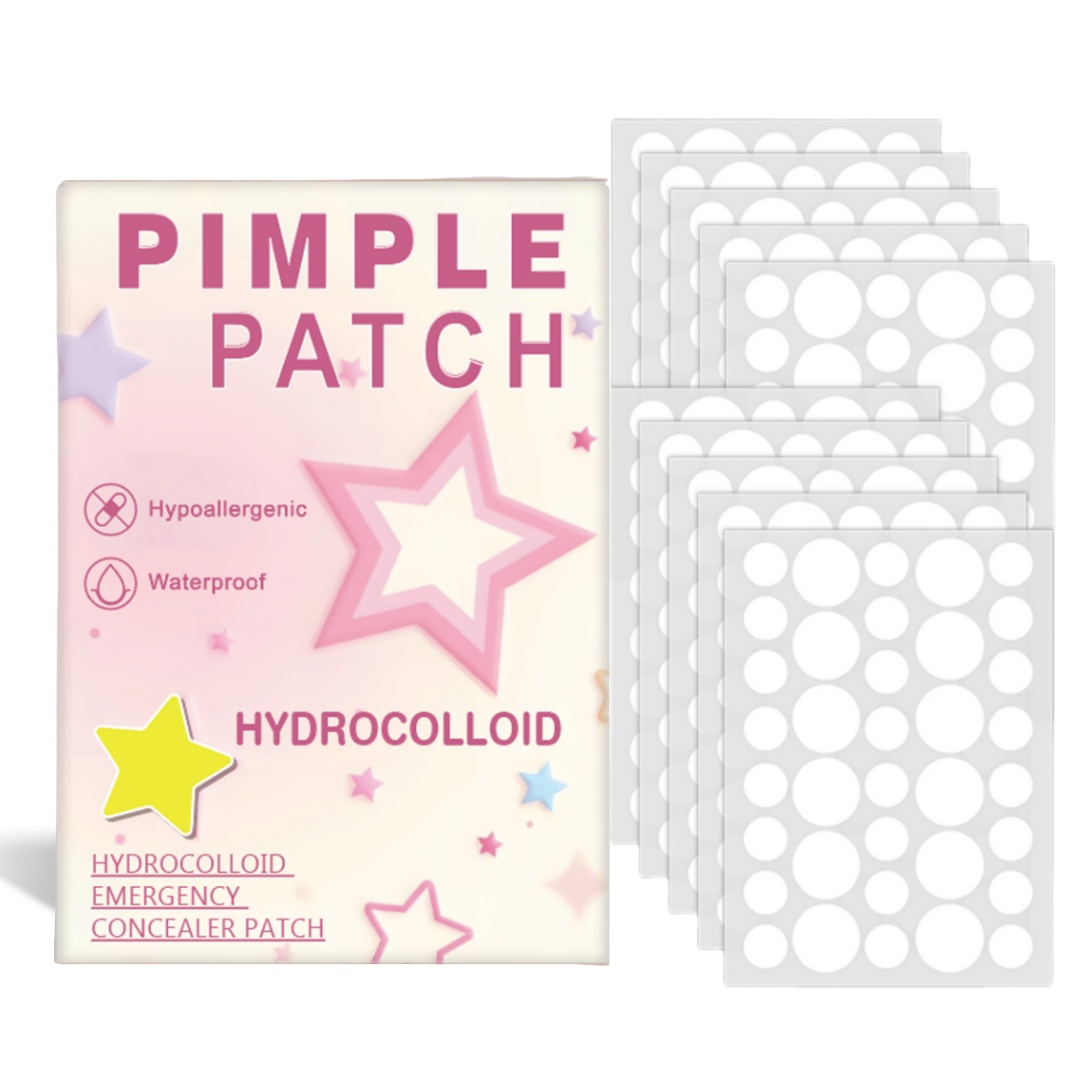 Hydrocolloid Acne Patch - Hydrokolloid-Akne-Pflaster, Hydrokolloid-Fleckensticker, Abdeckung für Pickel und