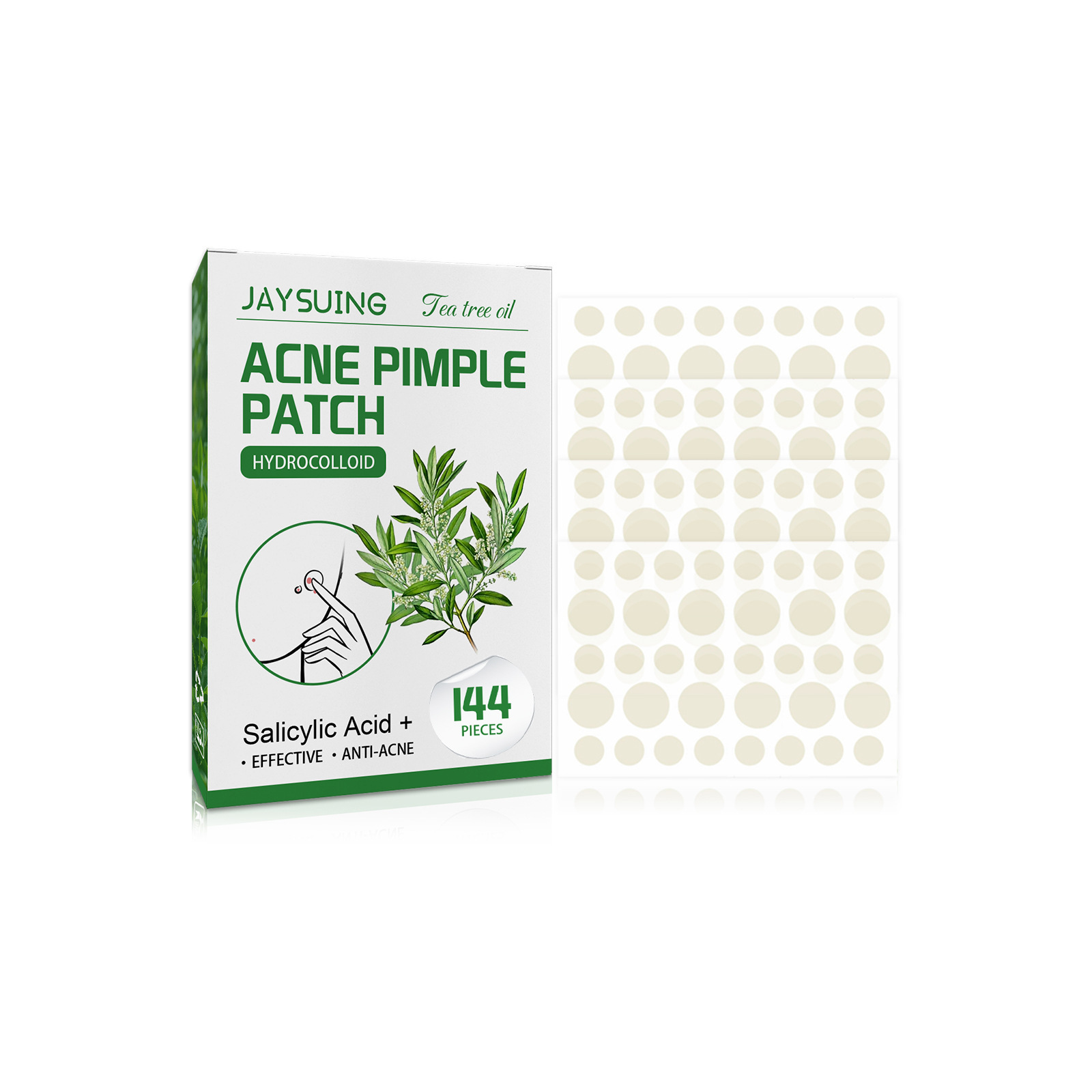 Hydrocolloid Acne Patch - Hydrokolloid-Akne-Pflaster – absorbieren Eiter und Öl,