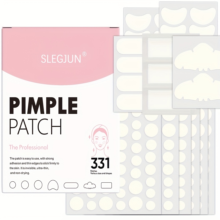 Hydrocolloid Acne Patch - Große Pickelpflaster für das Gesicht, Hydrokolloid-Aknepflaster,