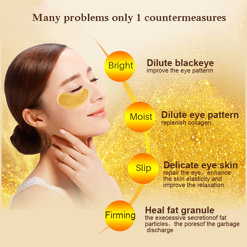 10/20 stücke Goldene Kristall  – Skincare Oil Control Bewertung und Preis