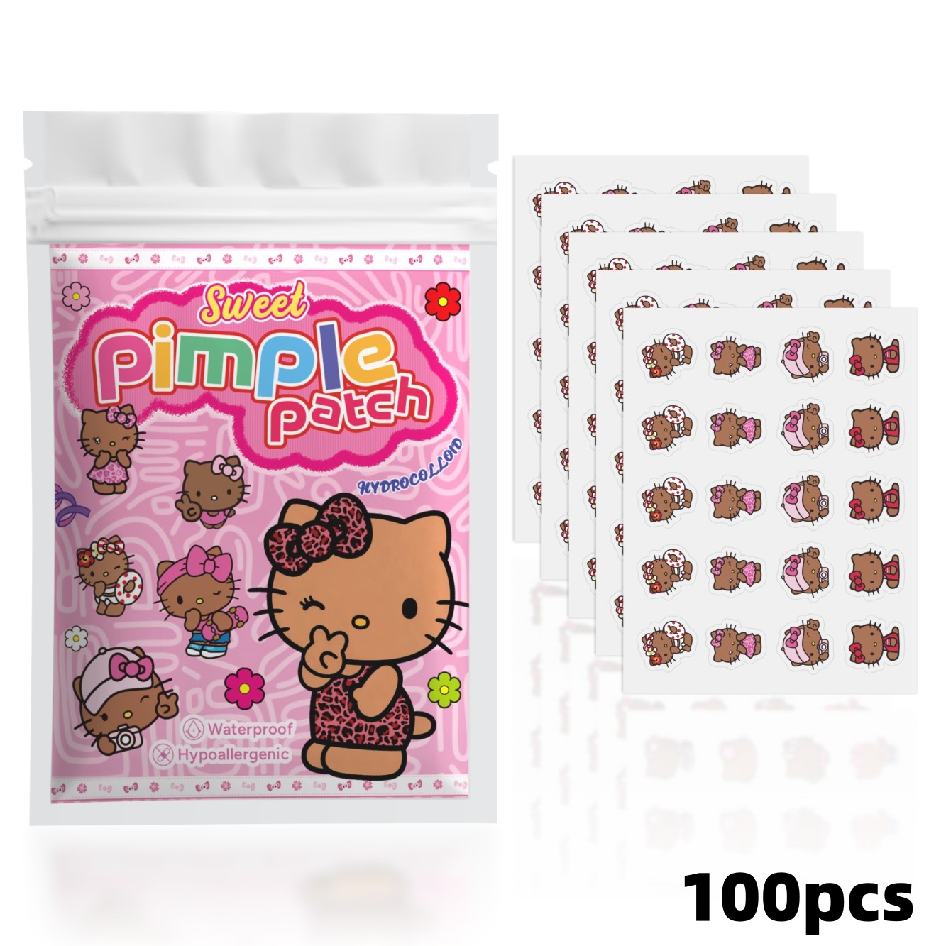 100 Stück Hello Kitty Akne-Pfl – Hydrocolloid Acne Patch Bewertung und Preis