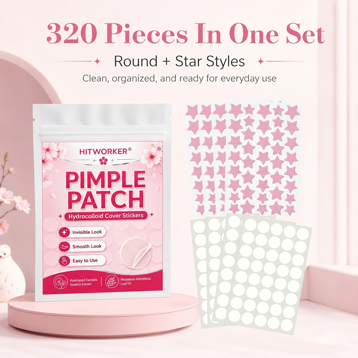 320 Stück Unsichtbare Hydrokol – Hydrocolloid Acne Patch Bewertung und Preis