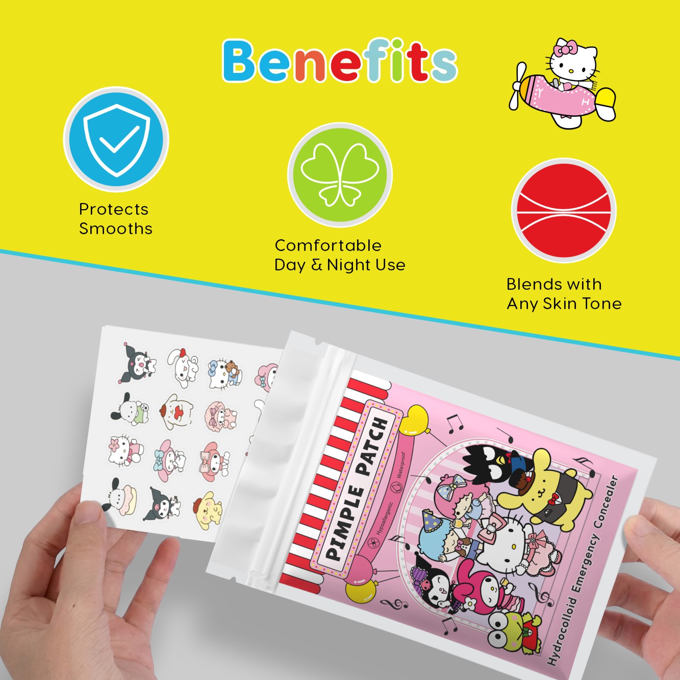 20/100 Stück Hello Kitty Hydro – Hydrocolloid Acne Patch Bewertung und Preis