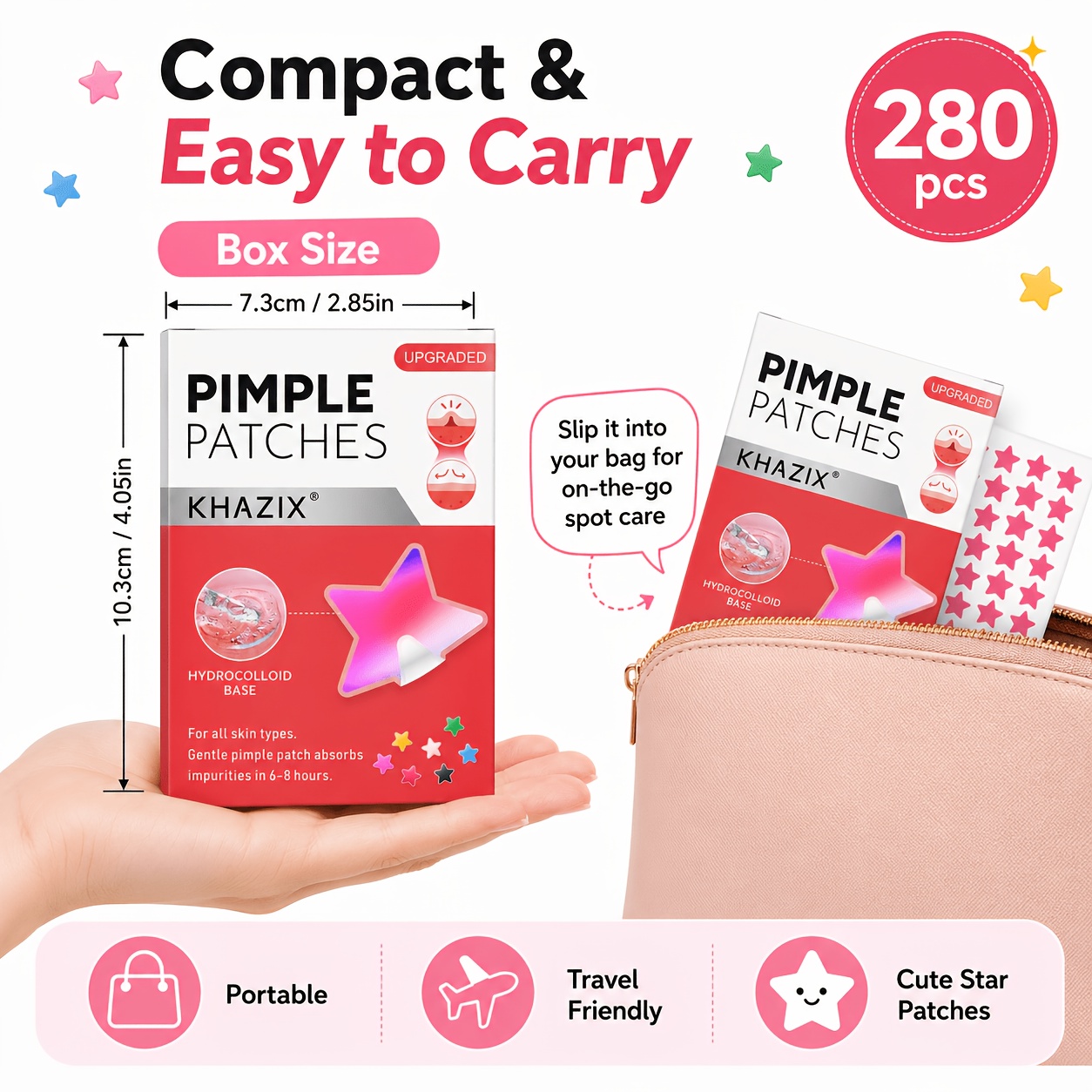 280 Stück Sternförmige Pickelp – Hydrocolloid Acne Patch Bewertung und Preis